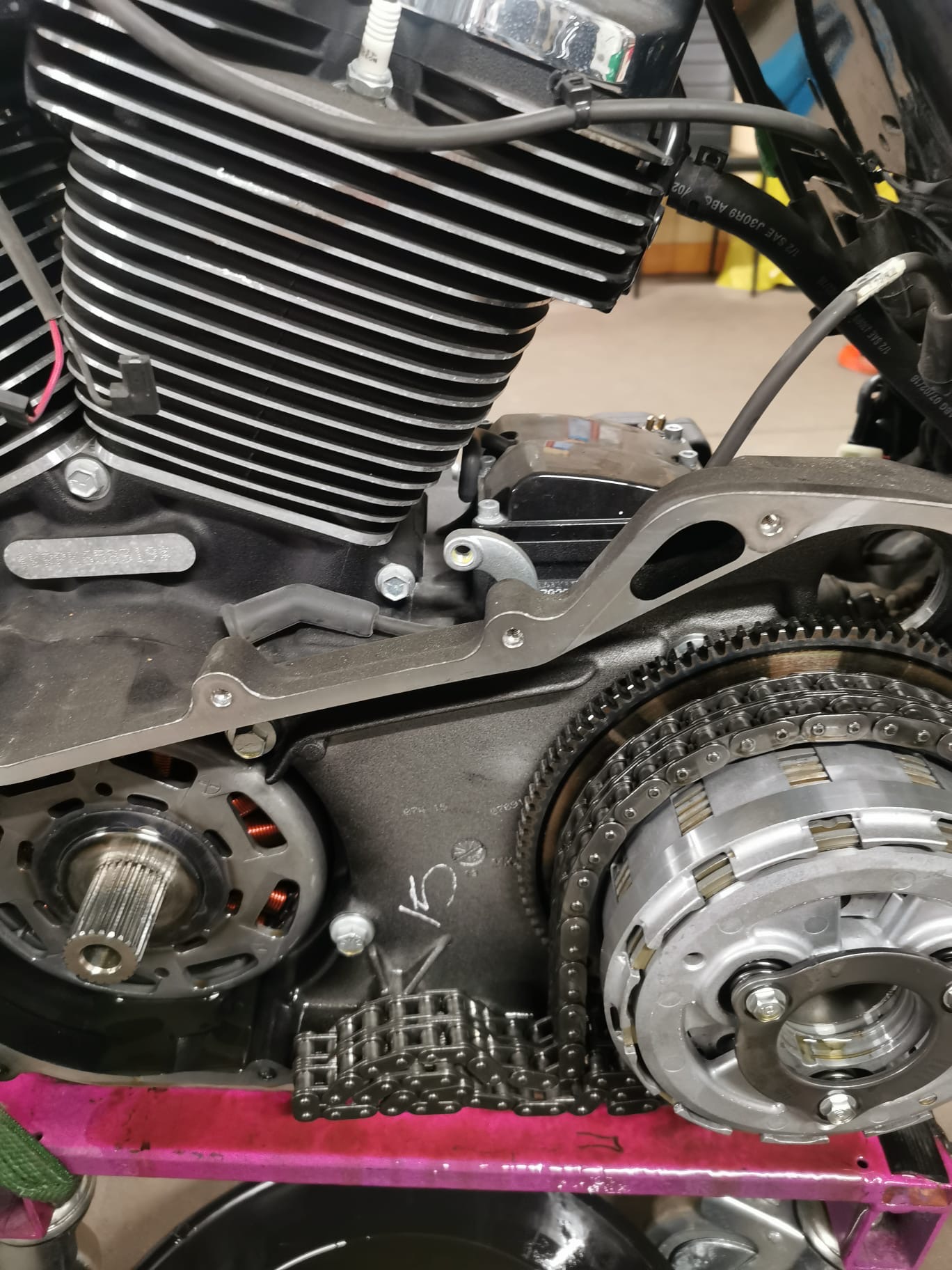 Serwis silnika Harley-Davidson - rozrząd i sprzęgło